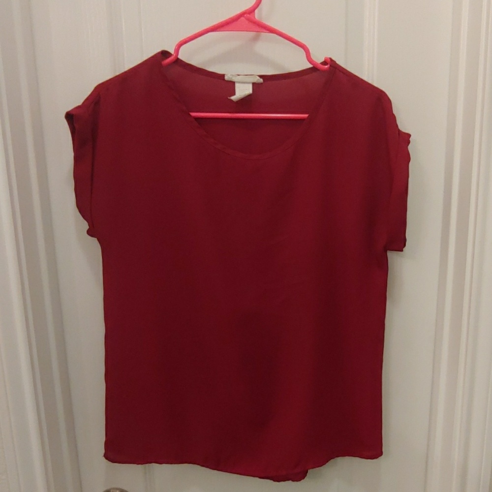 Red blouse